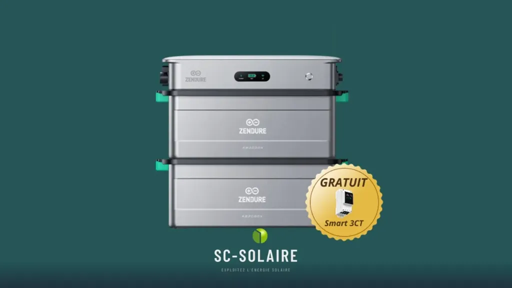 Solarflow 2400AC+2AB3000X et un compteur 3CT Offert