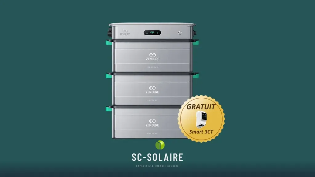 Solarflow 2400AC+3AB3000X et un compteur 3CT Offert