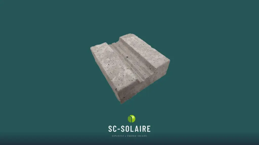 [ENECSOL-10020] Bloc béton de lestage Avasco – 11.64kg
