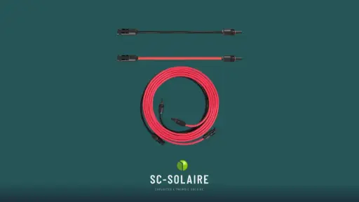 Câble solaire  MC4 de 10 m