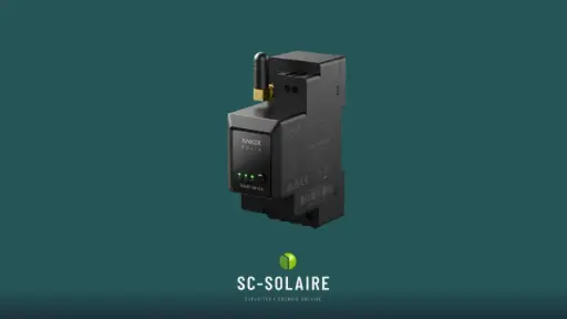 Anker SOLIX compteur intelligent Batterie panneau solaire Plug and Play